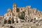 Panoramic view of Craco. Basilicata. Italy.