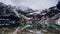 Panoramic view of Czarny Staw lake in Tatra mountains, Poland