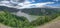 Panoramic view of the Danube River from Golo Brdo, Serbia