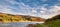 Panoramic view Derwent valley Peakdistrict UK