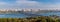 Panoramic view of Dnepr river and Kiev, Ukaine