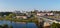 Panoramic view of downtown Grodno Belarus