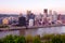 Panoramic view of downtown Pittsburgh