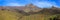 Panoramic view of the Drakensberg mountains