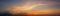 Panoramic view of dramatic twilight sky