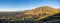 Panoramic view of Draper, Utah against the mountains and beautiful sky at the background