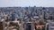 Panoramic view of a drone with several buildings in the central region of Curitiba, capital of the state of ParanÃ¡