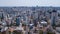 Panoramic view of a drone with several buildings in the central region of Curitiba, capital of the state of ParanÃ¡