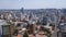 Panoramic view of a drone with several buildings in the central region of Curitiba, capital of the state of ParanÃ¡