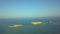 Panoramic view from the drone of the small rocky islands in the Persian Hall. Video made from Qeshm island, Iran.