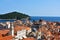 Panoramic view Dubrovnik and Lokrum