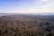 Panoramic view of the Eastcost of Kattegat, Jutland, close to Mariager fjord, Denmark. Natural landscape with sparse