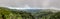 Panoramic view of the El Yunque rainforest