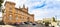 Panoramic view of the Elizabeth College founded in 1563, St Peter Port, Guernsey