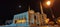 Panoramic view of the Emir Abdelkader Mosque at night