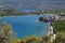 Panoramic view of Epidavros Epidaurus in the Saronic gulf