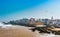 Panoramic view of Essaouira city walls, Morocco