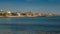 Panoramic view of Estoril`s Praia do Tamariz beach, a popular resort destination with excellent infrastructure