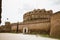 Panoramic view of exterior of Castel Sant\'Angelo (Mausoleum of Hadrian)