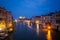 Panoramic view of famous Canal Grande from Rialto Bridge in Venice, Italy