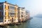 Panoramic view of famous Grand Canal in the winter in Venice, Italy