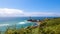 panoramic view of the famous le petit minou lighthouse located in a scenic area of brittany