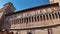 panoramic view of Ferrara Castle in Italy