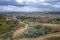 Panoramic view of Fez Fes center, Morocco