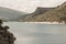 Panoramic view of the Fiastra Lake