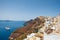 Panoramic view of Fira on the island of Thera(Santorini), Greece.