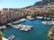 Panoramic view of Fontvieille Port, Monaco