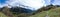 Panoramic view of french Alps