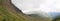 Panoramic view of the french mountains