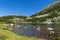 Panoramic view of Frog lake, Pirin Mountain, Bulgaria