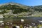 Panoramic view of Frog lake, Pirin Mountain, Bulgaria