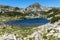 Panoramic view of Frog lake, Pirin Mountain, Bulgaria