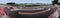 Panoramic view of full motorsport game circuit for models racing track turn and curb