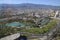 Panoramic view of fundidora park in monterrey, mexico