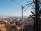 Panoramic view from the Gardos hill of Zemun municipality of Belgrade