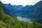 Panoramic View Geiranger Village - Vertical