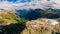 Panoramic view of Geirangerfjord and mountains, Dalsnibba viewpoint, Norway