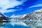 Panoramic view of Glacier Bay national Park. Alaska