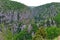 Panoramic view of the gorges in the Vikos- Aoos national park in Greece
