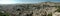 Panoramic view of Granada from Al Hambra Palace.