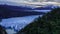 Panoramic view of the Gray Glacier, located inside Torres del Paine National Park