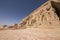 Panoramic view of Great Temple of Ramses II in Abu Simbel, Egypt