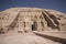 Panoramic view of Great Temple of Ramses II in Abu Simbel, Egypt