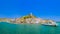 Panoramic view on greek island Poros