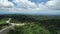 Panoramic view of green nature in Nicaragua