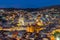 Panoramic view of Guanajuato, Mexico. UNESCO World Heritage Site